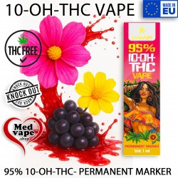 PERMANENT MARKER 95% 10-0H-THC - CANAPUFF legal weed thc cannabis vape